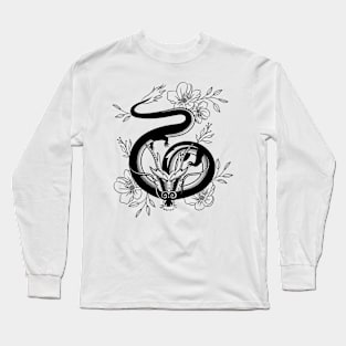 Simple Chinese Dragon Long Sleeve T-Shirt